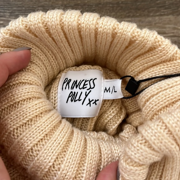 NWT Princess Polly Juelz Sweater Beige size M/L - Picture 5 of 10